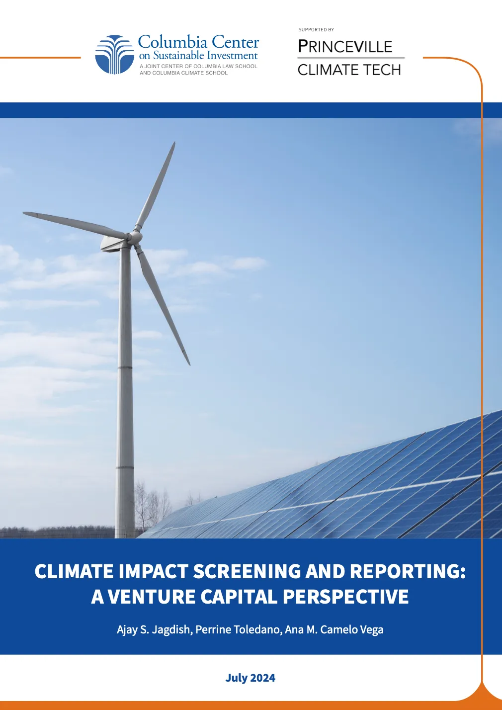 climate impact screening publication cover