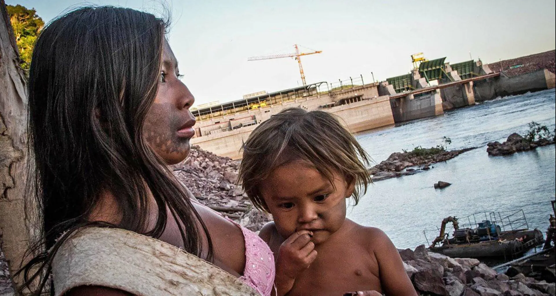 Woman and child