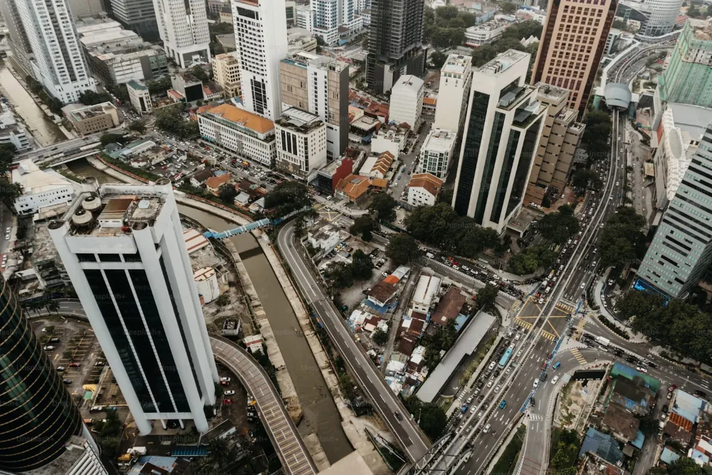 buildings, roads image